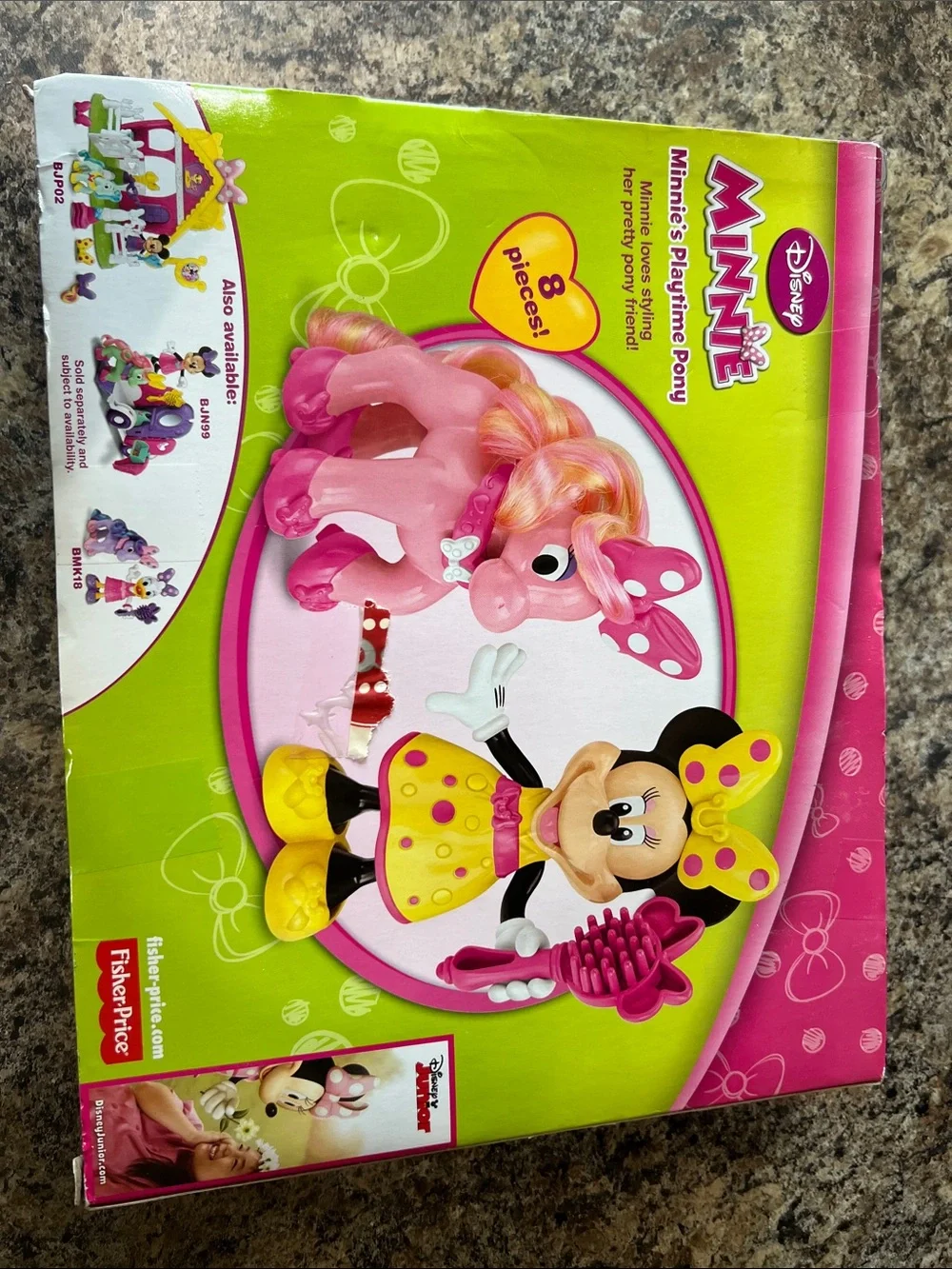 Disney Minnie Mouse Playtime Pony Set - Pink & Yellow